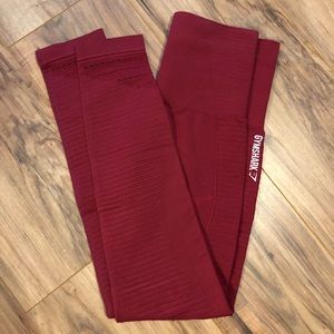 Gymshark Seamless Legging - Beet, Small